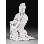 Chinese "Blanc de Chine" Porcelain Figure Guanyin