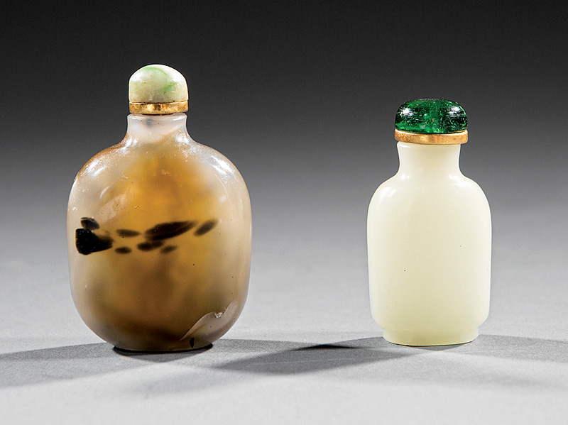 Two Chinese Glass Snuff Bottles - Image 2 of 2