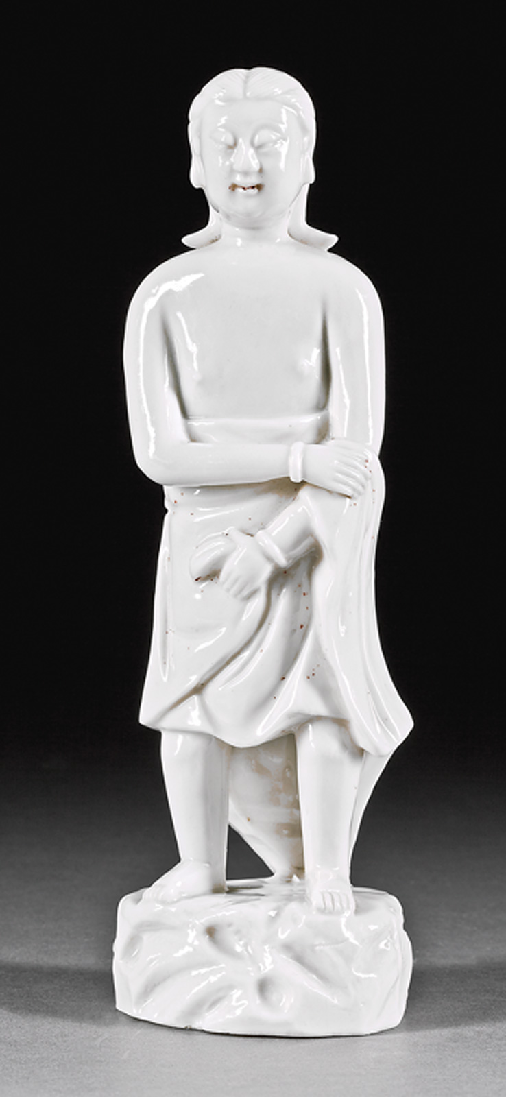 Chinese "Blanc de Chine" Porcelain Figure "Adam"