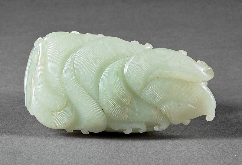 Chinese Pale Celadon & Russet Jade of a Duck - Image 5 of 5