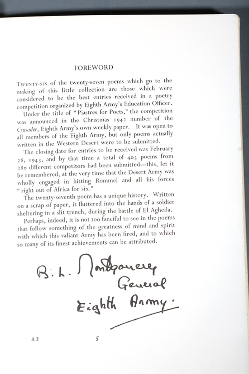 General Montgomery Signed Book, 1944 - Image 6 of 7