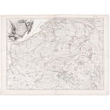 Four Antique French Maps of Holland and Belgium, incl. "Partie Septentrionale des Pays Bas...", "