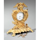 American Gilt Metal Watch "Hutch", mid-19th c., illegibly marked, attr. to Henry Hooper, Boston,