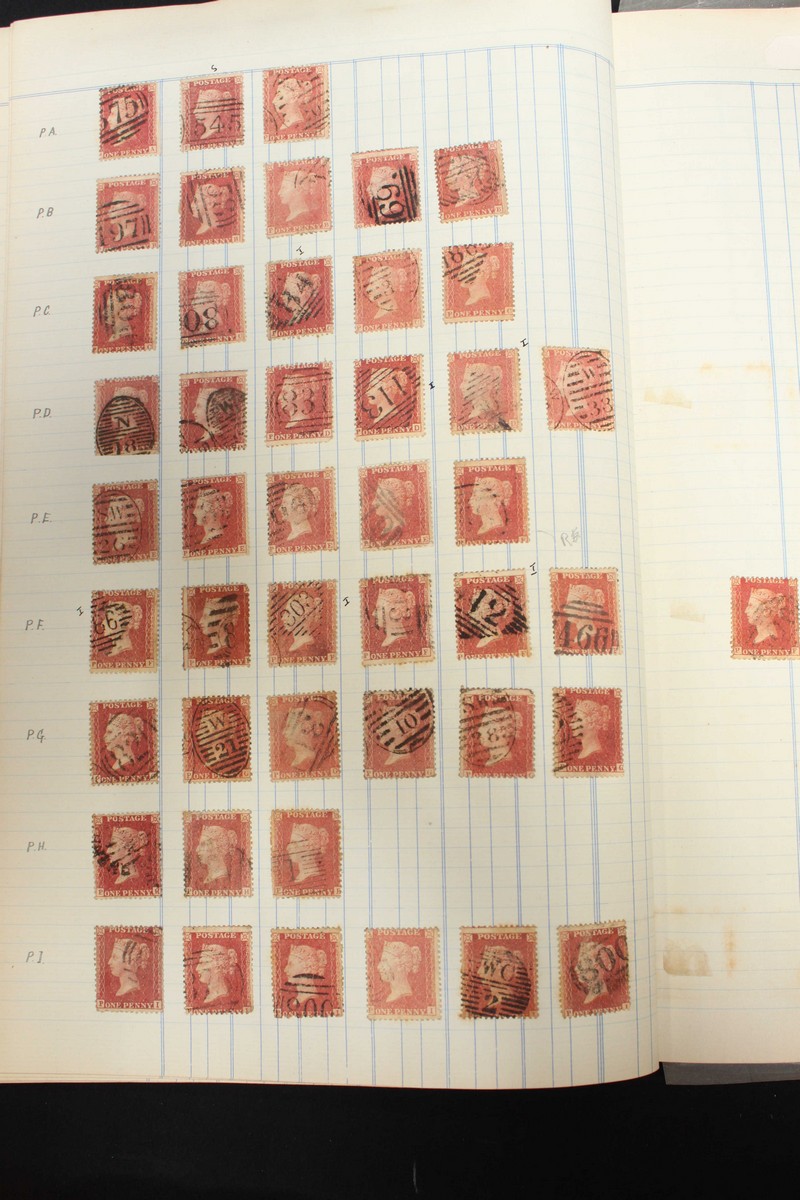 A collection of approximately 1130+ GB Victorian One Penny Reds, including 50 Imperf, mounted in - Image 2 of 2