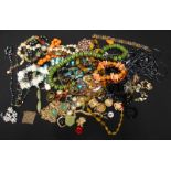 A collection of assorted costume jewellery.