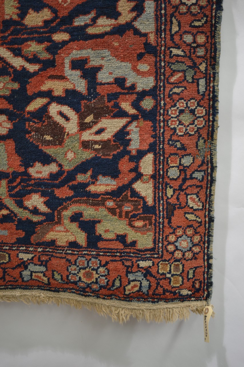 Mushkabad rug, Khorasan area, north east Persia, circa 1920s, 4ft. 8in. x 3ft. 8in. 1.42m. x 1. - Image 3 of 9