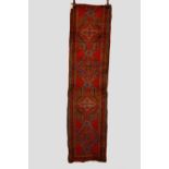 Ushak runner fragment, west Anatolia, early 20th century, 8ft. 10in. x 2ft. 4in. 2.69m. x 0.71m.