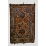 Fayli Lor rug, Fars, south west Persia, circa 1930s, 8ft. 4in. x 5ft. 8in. 2.54m. x 1.73m. Overall