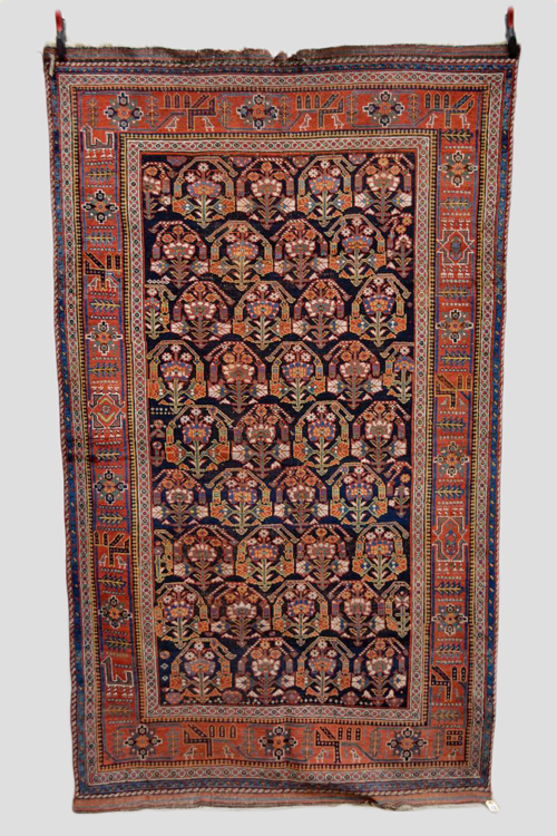 Good Afshar boteh rug, Kerman area, south west Persia, late 19th century, 8ft. 10in. x 5ft. 1in. 2.