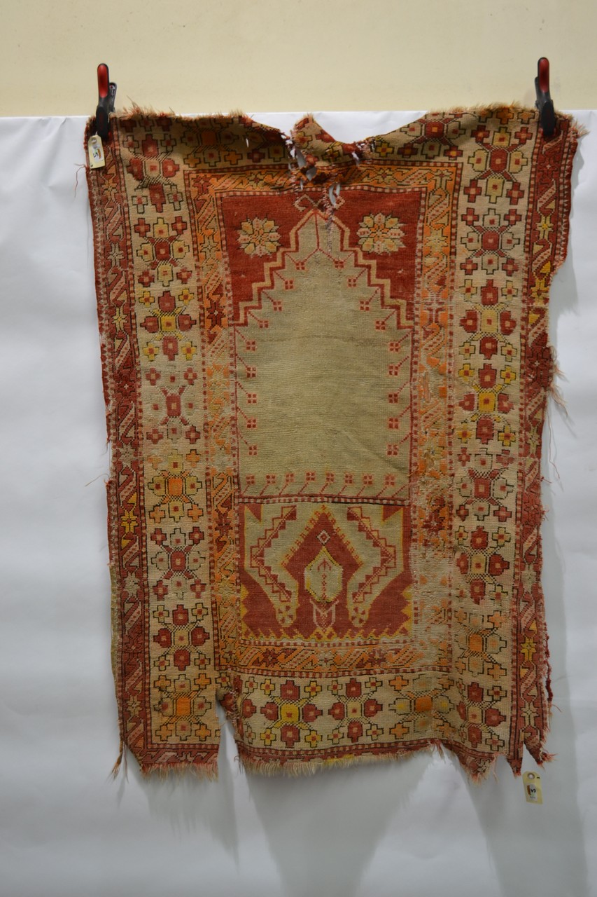 Uzbek felt rug, Uzbekistan, first half 20th century, 8ft. 4in. x 5ft. 6in. 2.54m. x 1.68m. Small - Image 5 of 12