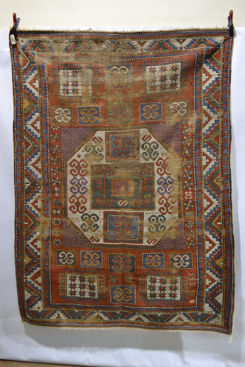 Karachov Kazak rug, south west Caucasus, last quarter 19th century, 7ft. 4in. x 5ft. 4in. 2.24m. x - Image 3 of 8