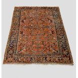 Heriz carpet, north west Persia, early 20th century, 10ft. 4in. x 7ft. 5in. 3.15m. x 2.26m.