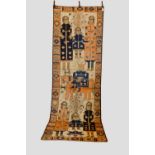 Baluchi pictorial carpet, Khorasan, north east Persia, mid-20th century, 12ft. 2in. x 3ft. 11in. 3.