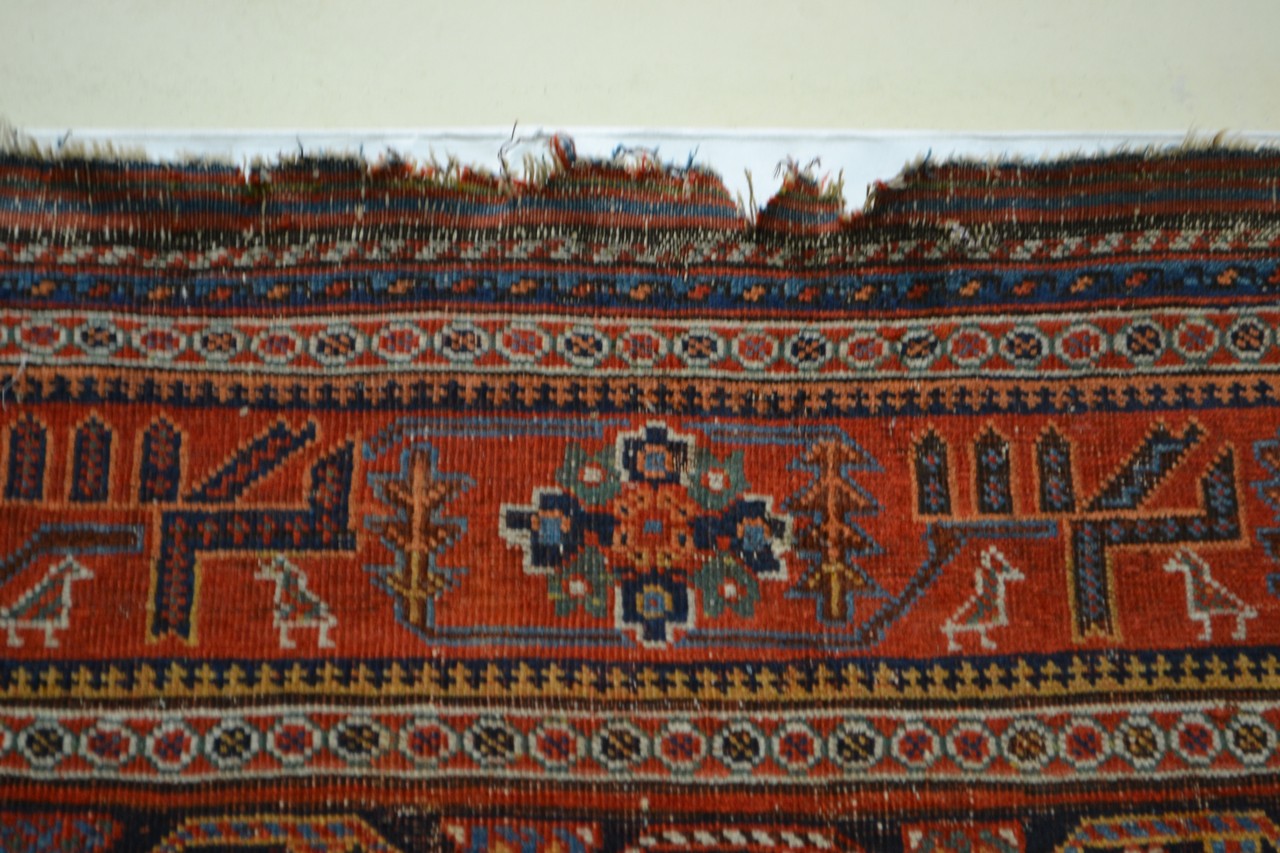 Good Afshar boteh rug, Kerman area, south west Persia, late 19th century, 8ft. 10in. x 5ft. 1in. 2. - Image 12 of 13
