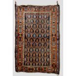 Attractive north west Persian rug of unusual tree and lattice design, early 20th century, 7ft.