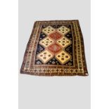Luri carpet, Fars, south west Persia, circa 1930s, 9ft. 11in. x 7ft. 8in. 3.02m. x 2.34m. Overall