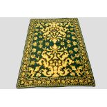 Attractive Arraiolas needlework carpet, Portugal, first half 20th century, 11ft. 10in. x 8ft. 7in.