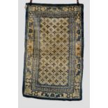 Ninxia rug, north west China, early 20th century, 5ft. 5in. x 3ft. 5in. 1.65m. x 1.04m. Some
