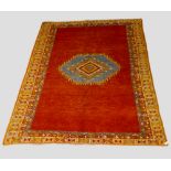 Rabat carpet, Middle Atlas, Morocco, mid-20th century, 9ft. 9in. x 6ft. 6in. 2.97m. x 1.98m. Very