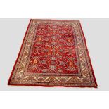 Mahal carpet, north west Persia, circa 1960s-70s, 11ft. 2in. x 7ft. 8in. 3.40m. x 2.34m. Slight wear