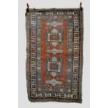 Erivan rug, Armenia, central Caucasus, circa 1930s-40s, 5ft. 9in. x 3ft. 5in. 1.75m. x 1.04m. Some