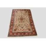 Saruk ivory ground carpet, north west Persia, mid-20th century, 10ft. 3in. x 6ft. 11in. 3.12m. x 2.