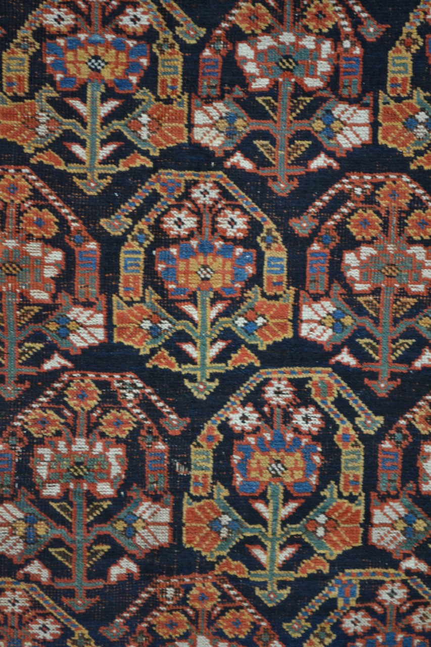 Good Afshar boteh rug, Kerman area, south west Persia, late 19th century, 8ft. 10in. x 5ft. 1in. 2. - Image 9 of 13