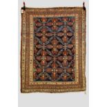 Afshar lattice rug, Kerman area, south west Persia, late 19th century, 5ft. 5in. x 4ft. 4in. 1.