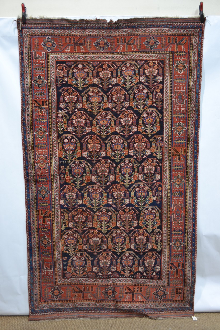 Good Afshar boteh rug, Kerman area, south west Persia, late 19th century, 8ft. 10in. x 5ft. 1in. 2. - Image 3 of 13