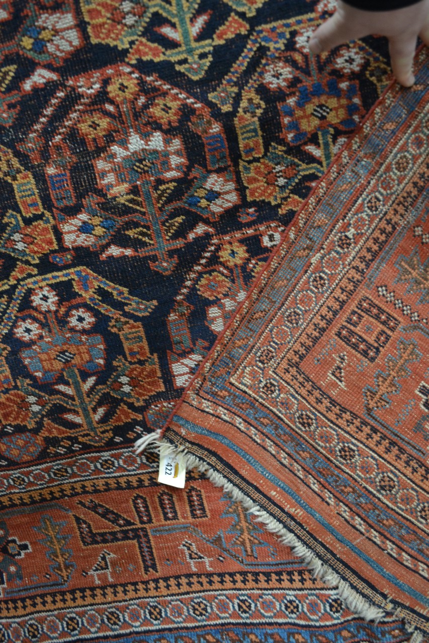 Good Afshar boteh rug, Kerman area, south west Persia, late 19th century, 8ft. 10in. x 5ft. 1in. 2. - Image 6 of 13