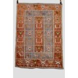 Attractive Verneh cover, south Caucasus, 20th century, 6ft. 2in. x 4ft. 6in. 1.88m. x 1.37m.