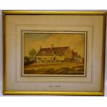 Norwich School, a watercolour of the Stag Inn, the mount inscribed John Crome. 6in (15cm) x 8.