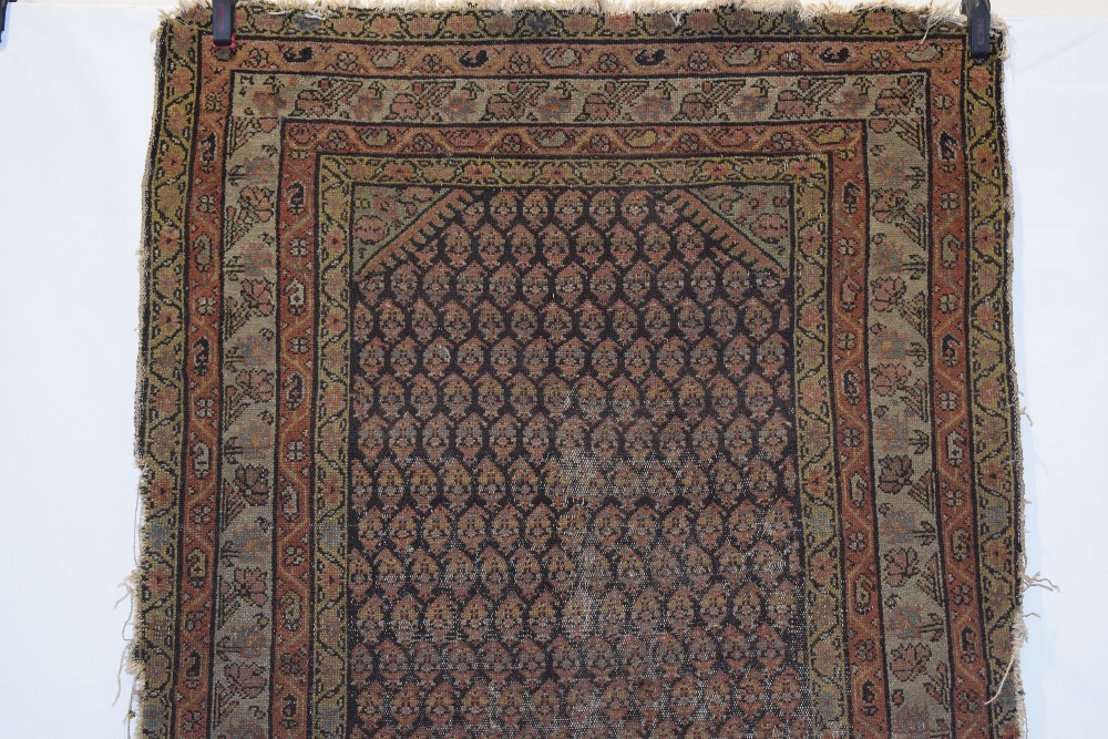 Two Hamadan rugs, north west Persia, circa 1920s-30s, the first with vertical floral stripes and - Image 7 of 18