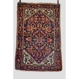 Hamadan rug, north west Persia, circa 1930s-40s, 5ft. 3in. x 3ft. 4in. 1.60m. x 1.02m. Some