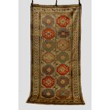 Kazak ‘Memling’ gul long rug, south west Caucasus, Armenia, circa 1920s-30s, 9ft. 10in. x 4ft. 10in.