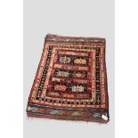 Afghan 6-gul rug, north east Afghanistan, modern production, 4ft. x 3ft. 3in. 1.22m. x 1m. Note