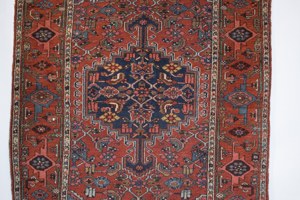 Hamadan rug, Bijar area, north west Persia, circa 1920s; 6ft. 5in. x 4ft. 5in. 1.96m. x 1.35m. - Image 5 of 8