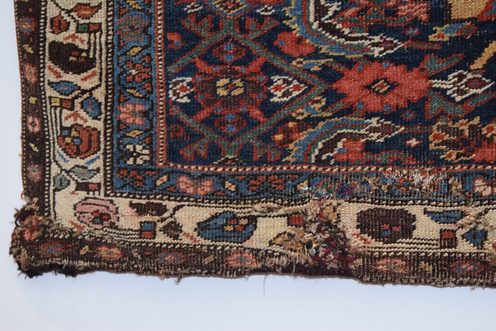 Bijar rug, north west Persia, circa 1920s, 6ft. 7in. x 4ft. 2.01m. x 1.22m. Overall wear; crude - Image 7 of 12