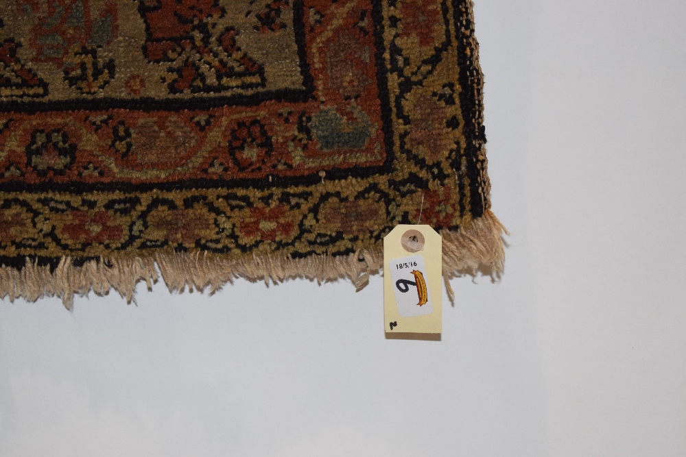 Two Hamadan rugs, north west Persia, circa 1920s-30s, the first with vertical floral stripes and - Image 2 of 18