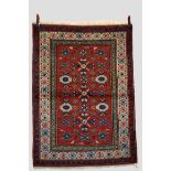 Kazak rug, south west Caucasus, circa 1920s, 5ft. 9in. x 4ft. 3in. 1.75m. x 1.30m. Good variety of