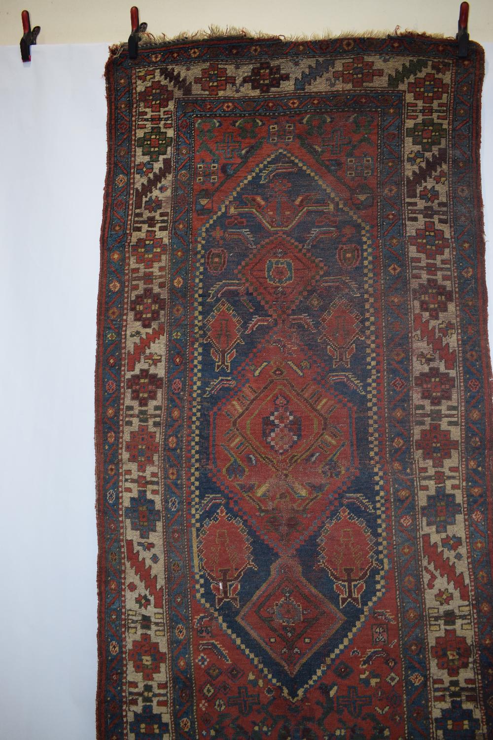 Group of four rugs comprising: Shirvan long rug, south east Caucasus, early 20th century, 9ft. - Image 27 of 41
