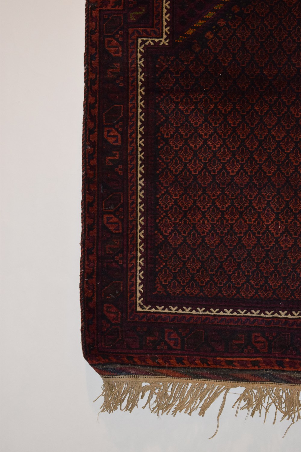 Dokhtar-e Gazi prayer rug with tiny silk highlights, Timuri, Herat province, north east Afghanistan, - Image 2 of 6