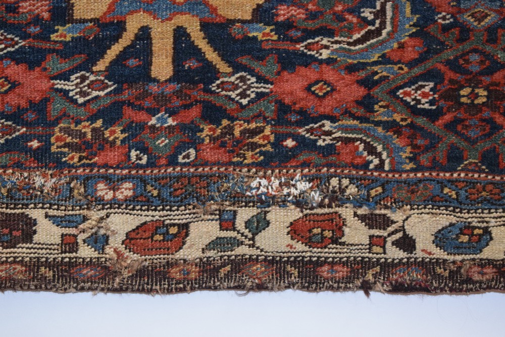 Bijar rug, north west Persia, circa 1920s, 6ft. 7in. x 4ft. 2.01m. x 1.22m. Overall wear; crude - Image 6 of 12