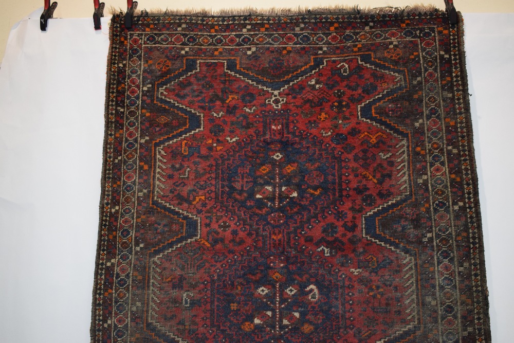 Group of four rugs comprising: Shirvan long rug, south east Caucasus, early 20th century, 9ft. - Image 18 of 41