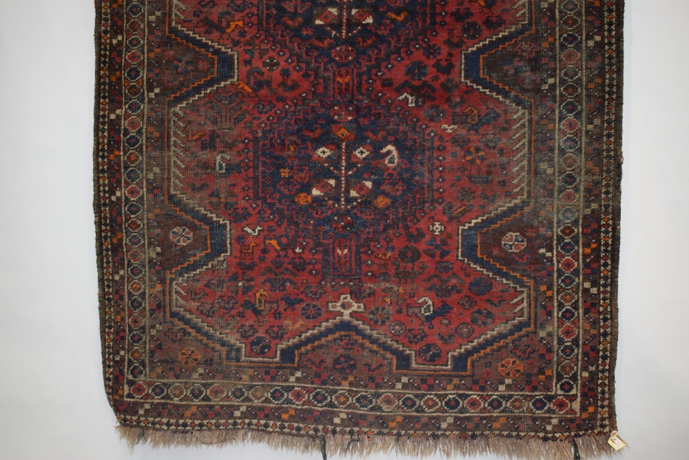 Group of four rugs comprising: Shirvan long rug, south east Caucasus, early 20th century, 9ft. - Image 17 of 41