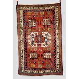 Karachov Kazak rug, south west Caucasus, probably last quarter 19th century, 6ft. 10in. x 4ft.