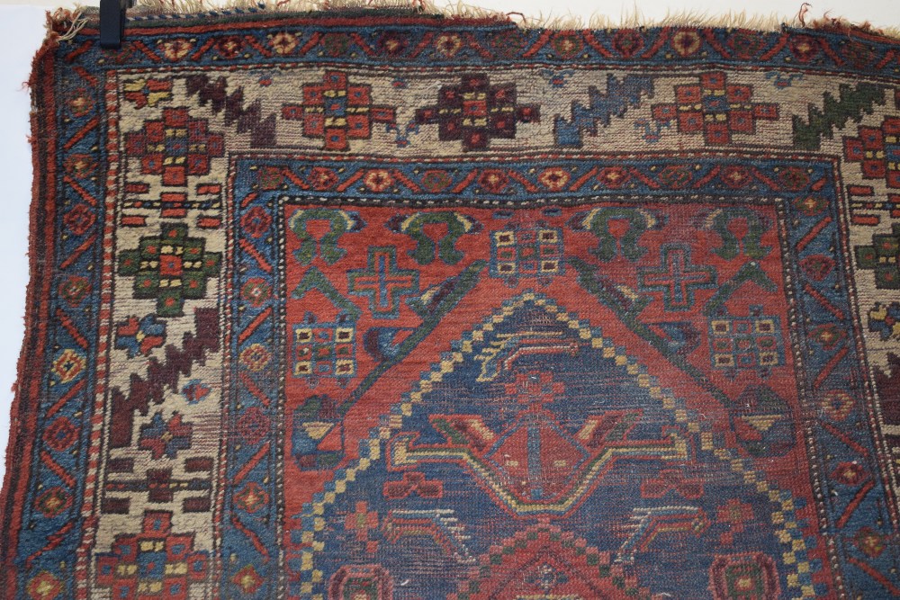Group of four rugs comprising: Shirvan long rug, south east Caucasus, early 20th century, 9ft. - Image 28 of 41