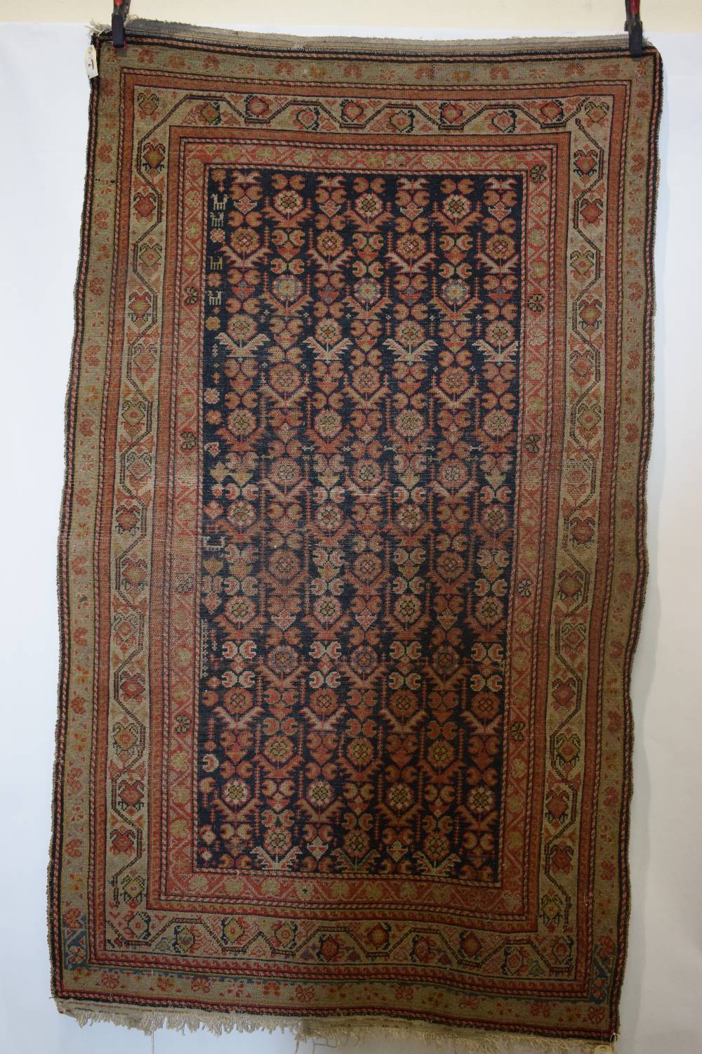 Two Hamadan rugs, north west Persia, circa 1920s-30s, the first with vertical floral stripes and - Image 11 of 18