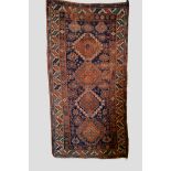 Kazak medallion rug, south west Caucasus, early 20th century, 8ft. 3in. x 4ft. 4in. 2.51m. x 1.