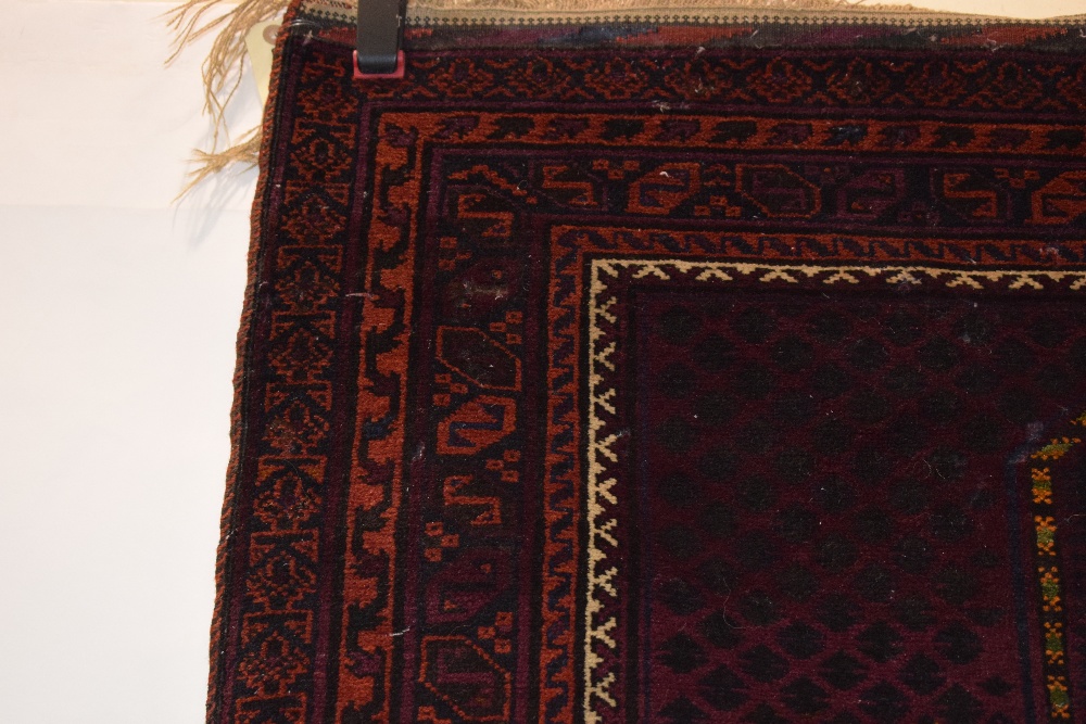 Dokhtar-e Gazi prayer rug with tiny silk highlights, Timuri, Herat province, north east Afghanistan, - Image 5 of 6